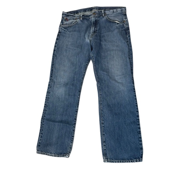 VTG Polo Ralph Lauren Mens Classic 867 Blue Jeans 34x30 Y2K Denim Straight Leg - Picture 1 of 12